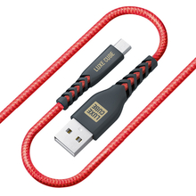 Кабель LUXE CUBE Kevlar USB-microUSB 1.2м Red (8886998686264)