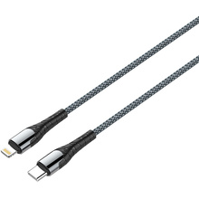 Комплект кабелей COLORWAY USB-C-Lightning 30W 1м + 2м Grey (CW-CBPDCL033-GR/CBPDCL036)