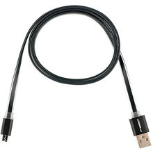 Кабель LOGAN USB-A 2.0 - microUSB 1 м Black (EL117-010BK)