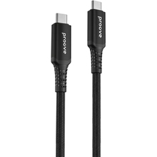 Кабель PROOVE Speed Line Type-C to Type С 240W USB 4.0 1m Black (55770)