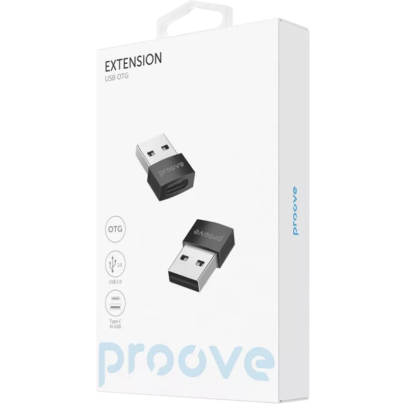 Перехідник PROOVE Extension Type-C to USB Black (47797) Тип USB - USB Type-С