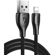 Кабель REMAX Lesu Pro USB A - Lightning Black (RC-160i)