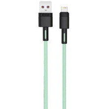 Кабель XO NB-Q166 USB Type-A - Micro-USB 5A Green 1 м