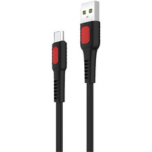 Кабель XO USB - MicroUSB Black (NB151)