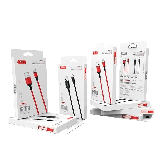 Кабель XO USB A - Lightning NB143 1m Red Длина 1