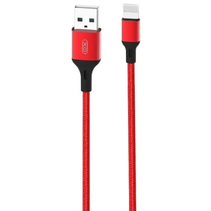 Кабель XO USB A - Lightning NB143 1m Red Кабель XO USB A - Lightning NB143 1m Red