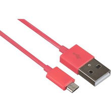 Кабель KIT Micro USB data cable 1m, Coral (8600USBDATCOKT)