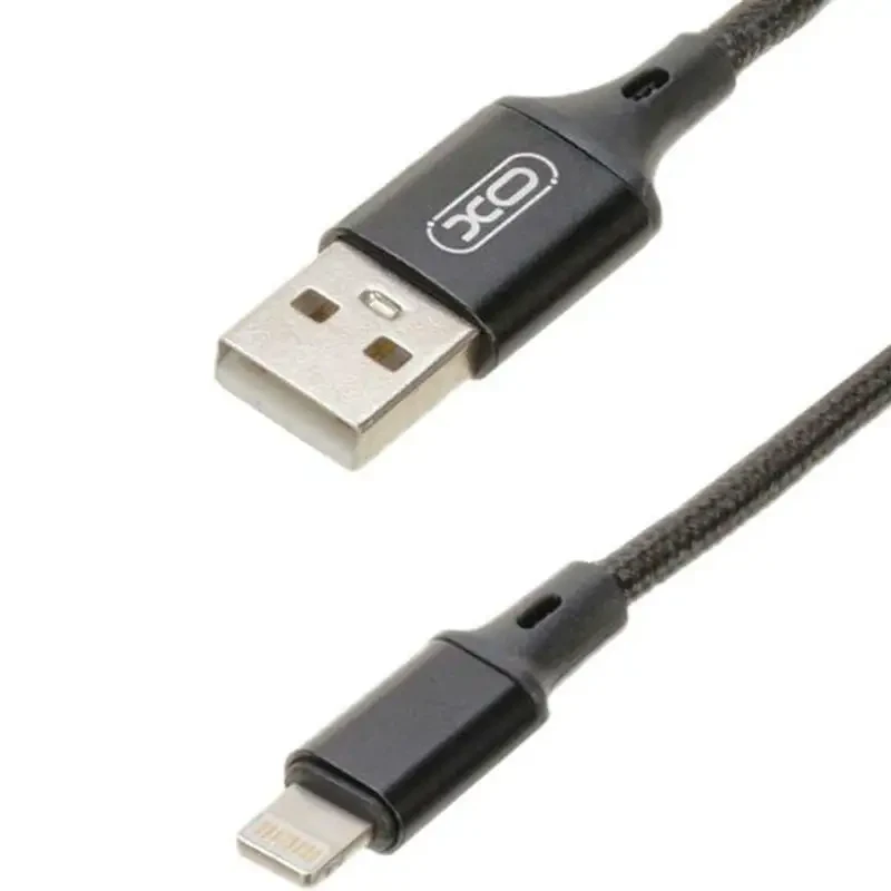 Кабель XO USB A - Lightning NB143 1m Black Тип USB - Lightning