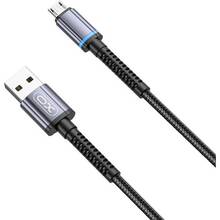 Кабель XO USB A - MicroUSB NB215 1м 2.4А Black (NB215- А-Micro B)