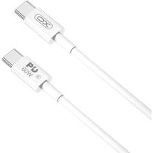 Кабель XO USB C - USB C NB-Q190A 60W 1m White