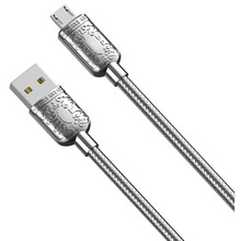 Кабель XO NB216 USB Type-A - Micro-USB 2.4А 1m Silver