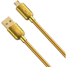 Кабель XO NB216 USB Type-A - Micro-USB 2.4А 1m Gold