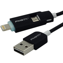 Кабель PNGXE USB Cable 2in1 Black