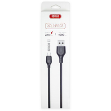 Перехідник XO USB A - MicroUSB NB103 2.1A 1m (NB103-Micro B-1m)