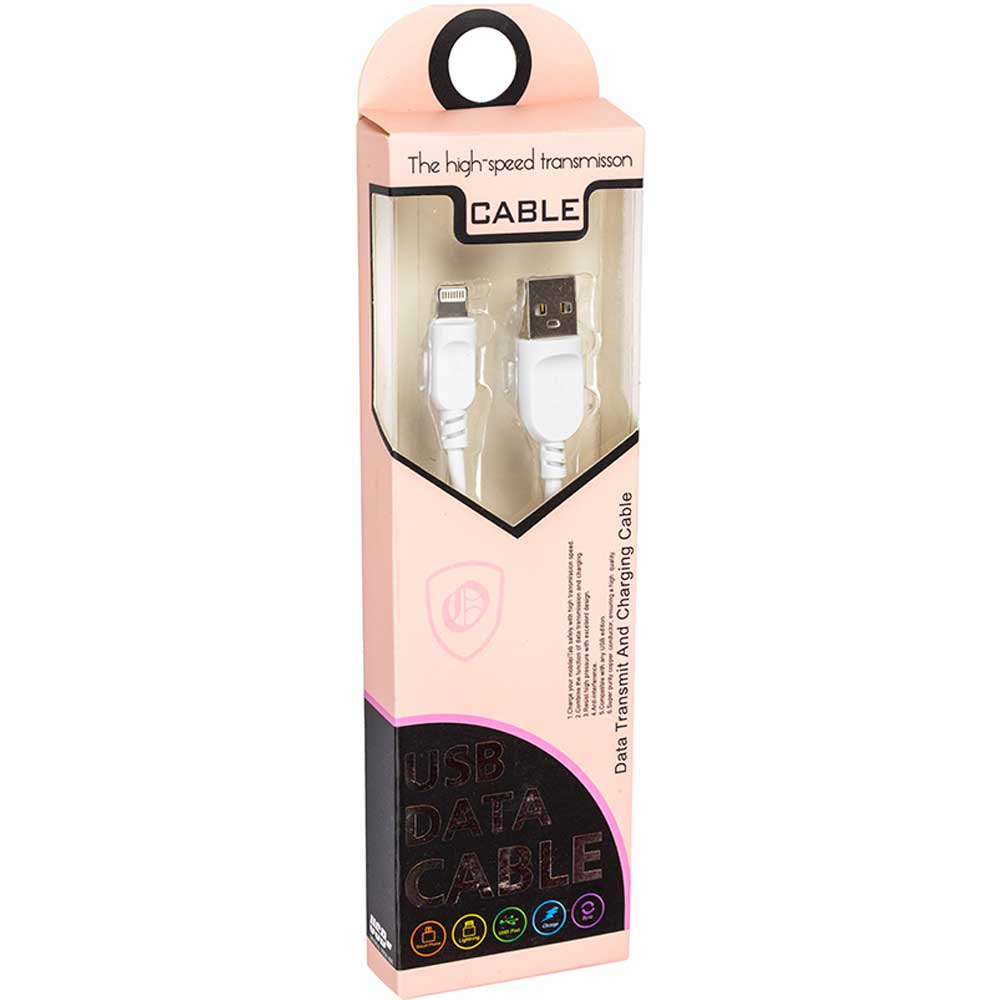 Кабель POWERPLANT USB - Lightning, 1м (CA911196) Довжина 1