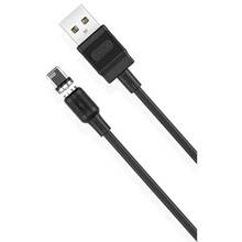 Кабель XO USB A - Lightning 2.1A 1m Black (NB187)