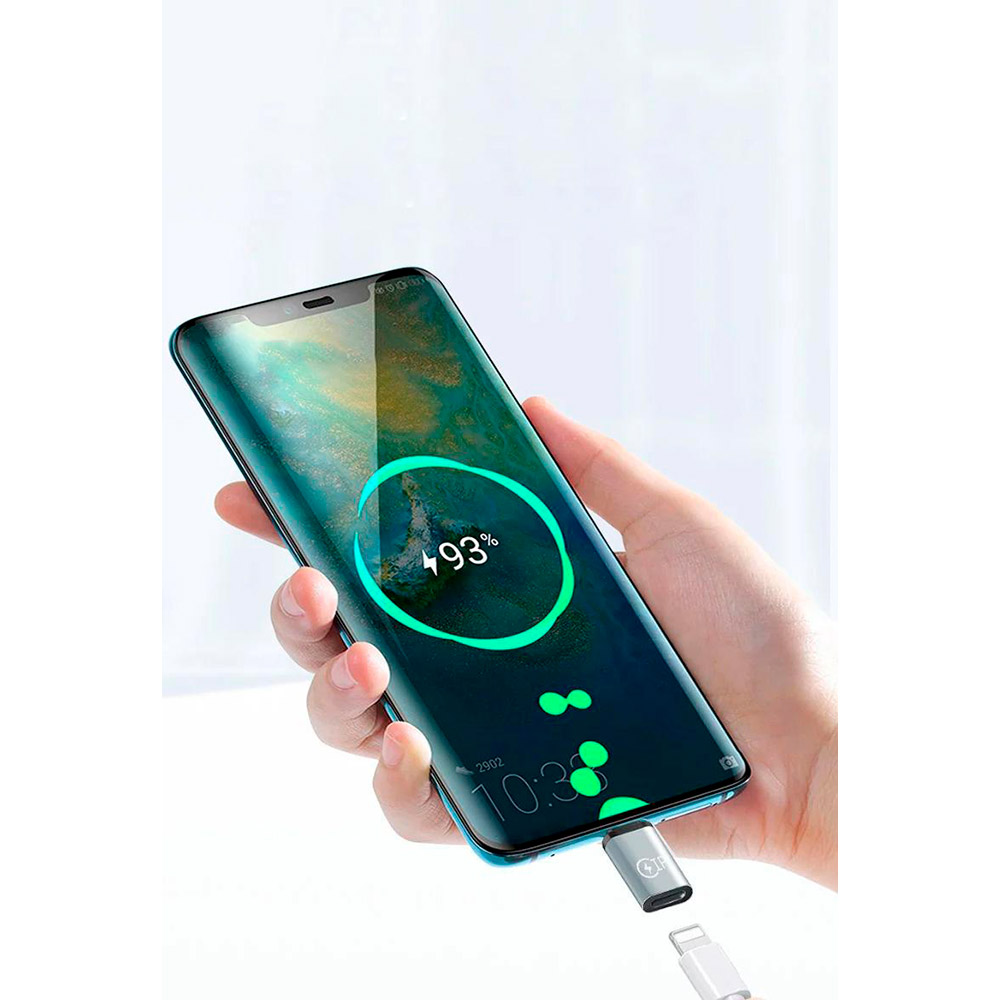 Фото 4 Адаптер XOKO AC-027 USB Type-C - Lightning Grey (AC-027)