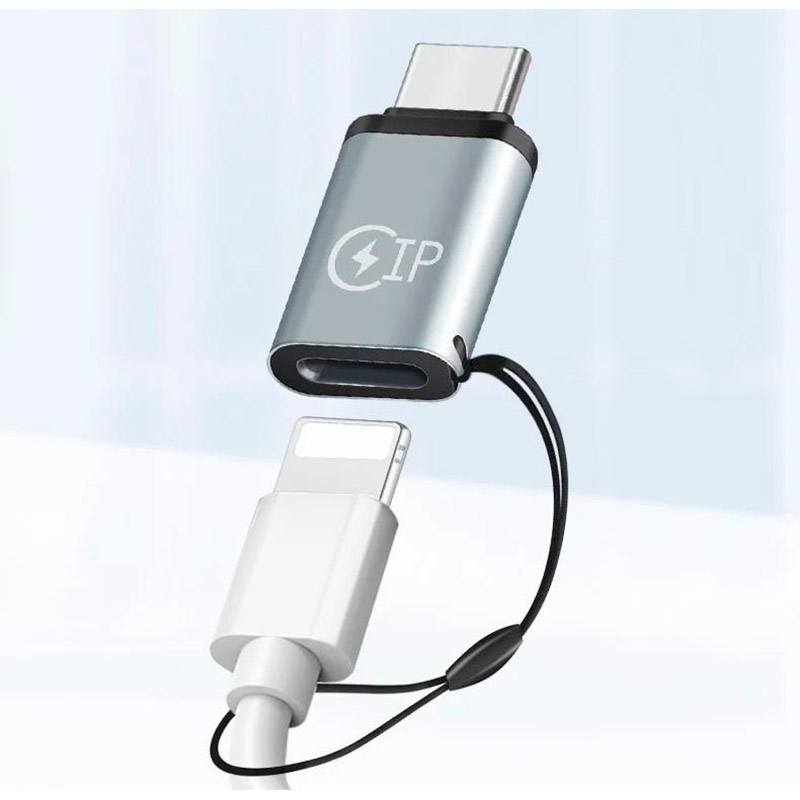 Адаптер XOKO AC-027 USB Type-C - Lightning Grey (AC-027) Тип USB Type-С - Lightning