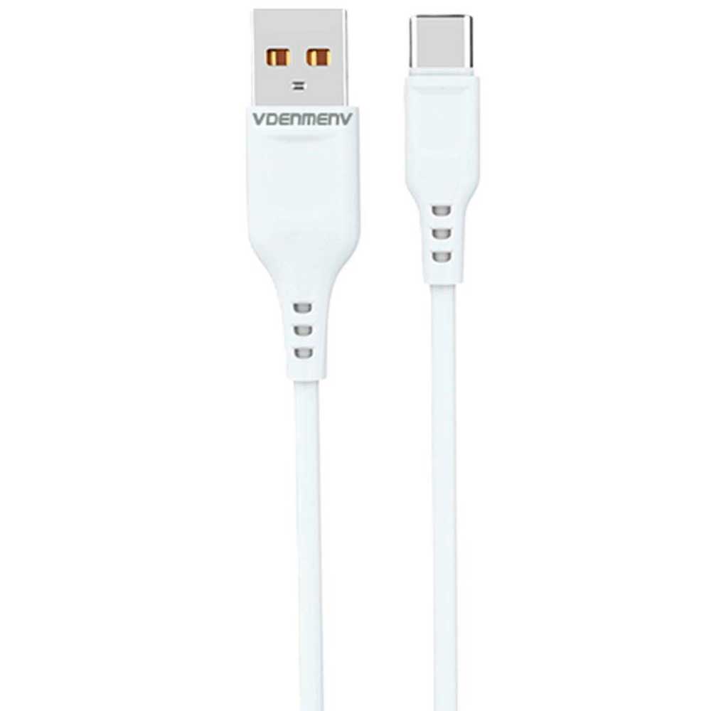 Кабель DENMEN D23T Type-C 2.1A White 2м White (DM-D23T-WH) Тип USB - USB Type-С