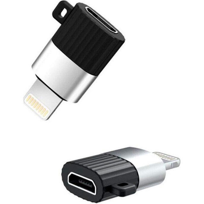 Адаптер XO NB149B MicroUSB - Lightning Black (XO-NB149B-BK) Тип Lightning - micro-USB