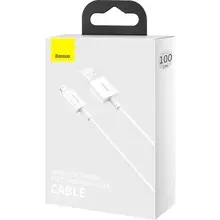 Кабель BASEUS Superior Series Fast Charging Lightning 2.4A 2 м White (CALYS-C02)