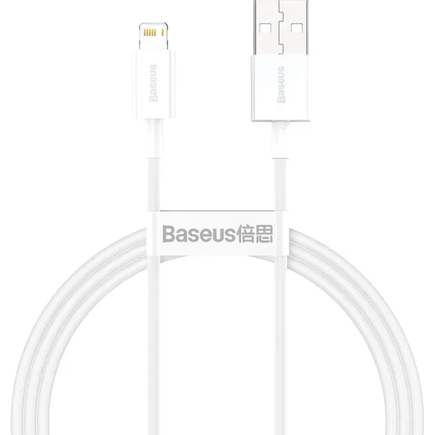 Кабель BASEUS Superior Series Fast Charging Lightning 2.4A 2 м White (CALYS-C02) Кабель BASEUS Superior Series Fast Charging Lightning 2.4A 2 м White (CALYS-C02)