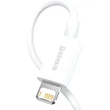 Кабель BASEUS Superior Series Fast Charging Lightning 2.4A 2 м White (CALYS-C02)