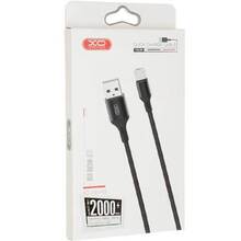 Кабель XO NB143 Braided USB-MicroUSB 1.5A 2m Black (NB143-M2-BK)