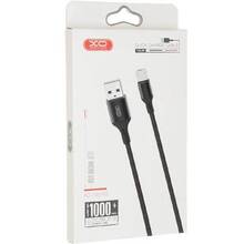 Кабель XO NB143 Braided USB-MicroUSB 2.4A 1m Black (NB143-M1-BK)