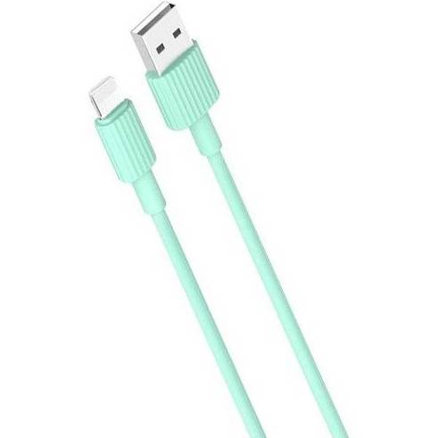 Кабель XO NB156 USB-Lightning 2.4A 1m Green (NB156-L-1-GR)