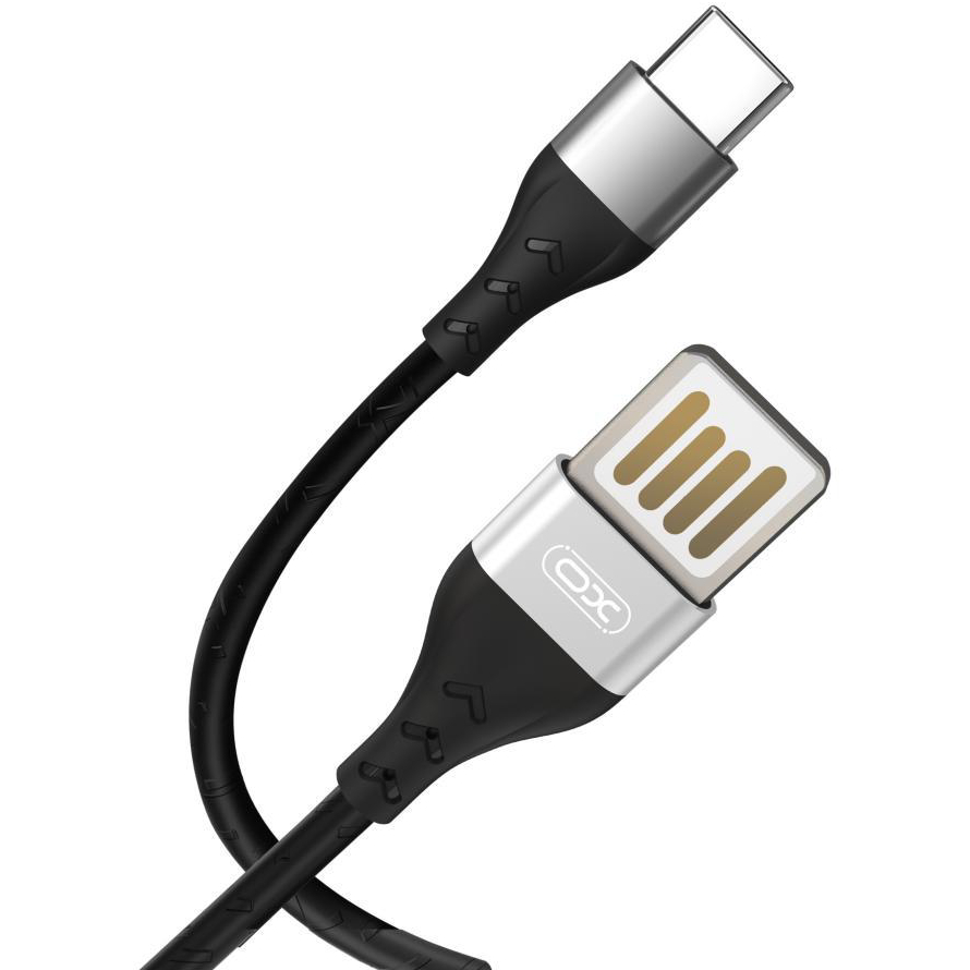 Кабель XO Type-C NB188 Double-side 2.1A/1m Grey (NB188-TC-1-GR) Тип USB - USB Type-С