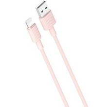 Кабель XO NB156 USB-Lightning 2.4A 1m Pink (NB156-L-1-PN)