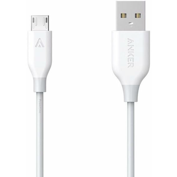 

Кабель ANKER Powerline Micro USB - 0.9 м V3 (A8132H21), Powerline Micro USB - 0.9м V3