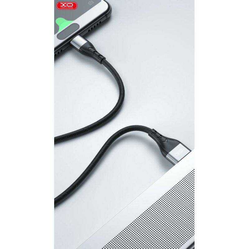 Кабель XO NB188 USB-Lightining Double-side 2.4A 1m Grey (NB188-L-1-GR) Тип USB - Lightning