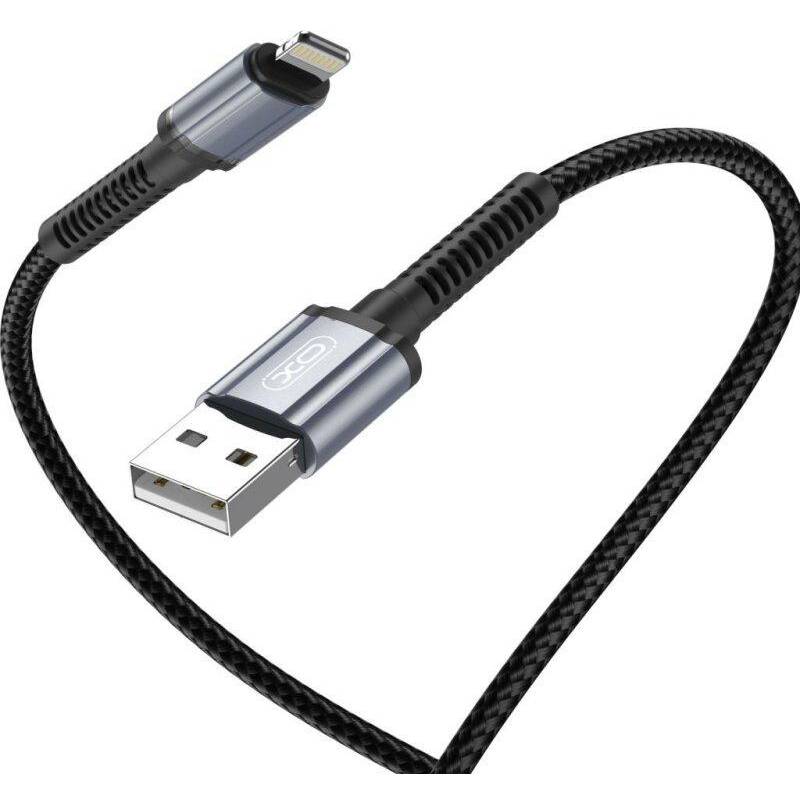 Кабель XO NB215 USB-Lightining 2.4A 1m Black (NB215-L-1-BK) Тип USB - Lightning