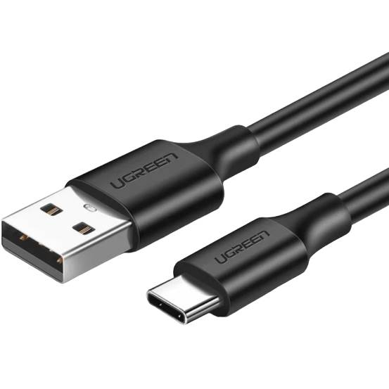 Кабель UGREEN US287 USB-A 2.0 - USB Type-C 1.5 m (Black) 60117