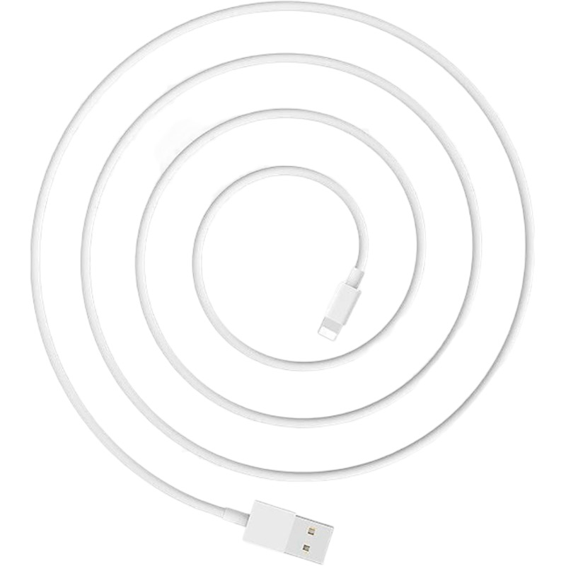 Кабель DENMEN D22L Lightning 2.4A 1M White (D22L-WH) Тип USB - Lightning