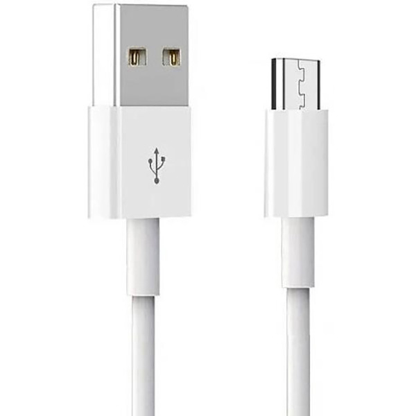 Кабель DENMEN D22V Micro-USB 2.4A 1M White (D22V-WH)