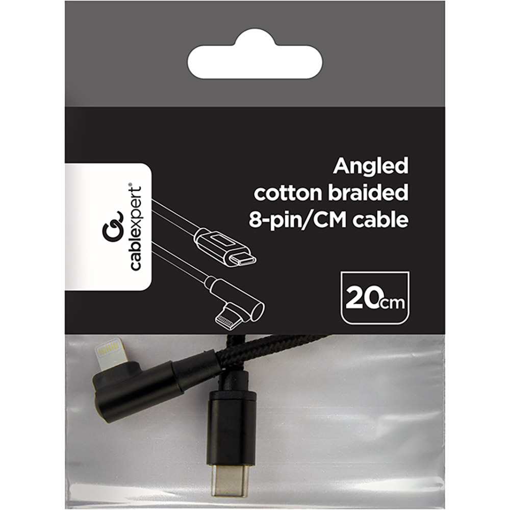 Кабель CABLEXPERT USB Type-C - Lightning (CC-USB2-CMLML-0.2M) Длина 0.2