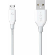 Кабель ANKER Powerline Micro USB - 1.8 m V3 White (A8133H21)