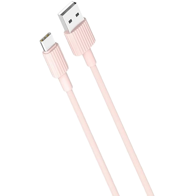 Кабель XO USB - USB Type-C NB156 2.4A/1m Pink (NB156-TC-1-PN)