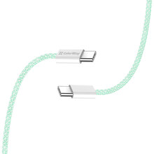 Кабель COLORWAY Type-C - Type-C PD Fast Charging 60W 3.0А 1м Green (CW-CBPDCC061-G)