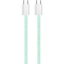 Кабель COLORWAY Type-C - Type-C PD Fast Charging 60W 3.0А 1м Green (CW-CBPDCC061-G)