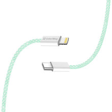 Кабель COLORWAY Type-C - Lightning PD Fast Charging 27W 1м Green (CW-CBPDCL061-G)