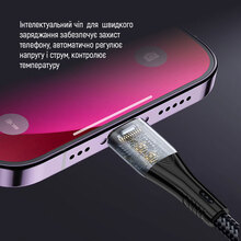 Кабель COLORWAY 3в1 Type-C - Lightning+MicroUSB+Type-C 3.0A 60W 1.2м Black (CW-CBPDU3060-BK)
