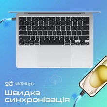 Кабель PROMATE EcoLine-CC120 USB Type-C - USB Type-C 60W Power Delivery 1.2 м Navy (ecoline-cc120.navy)