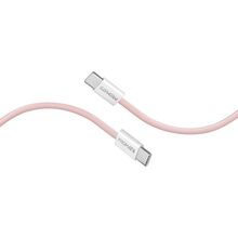 Кабель PROMATE ecoline-cc200 usb-c to usb-c 60w power delivery 2 м pink (ecoline-cc200.pink)