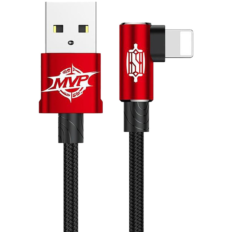 Кабель BASEUS MVP Elbow Type USB-Lightning 1m Red (CALMVP-09)