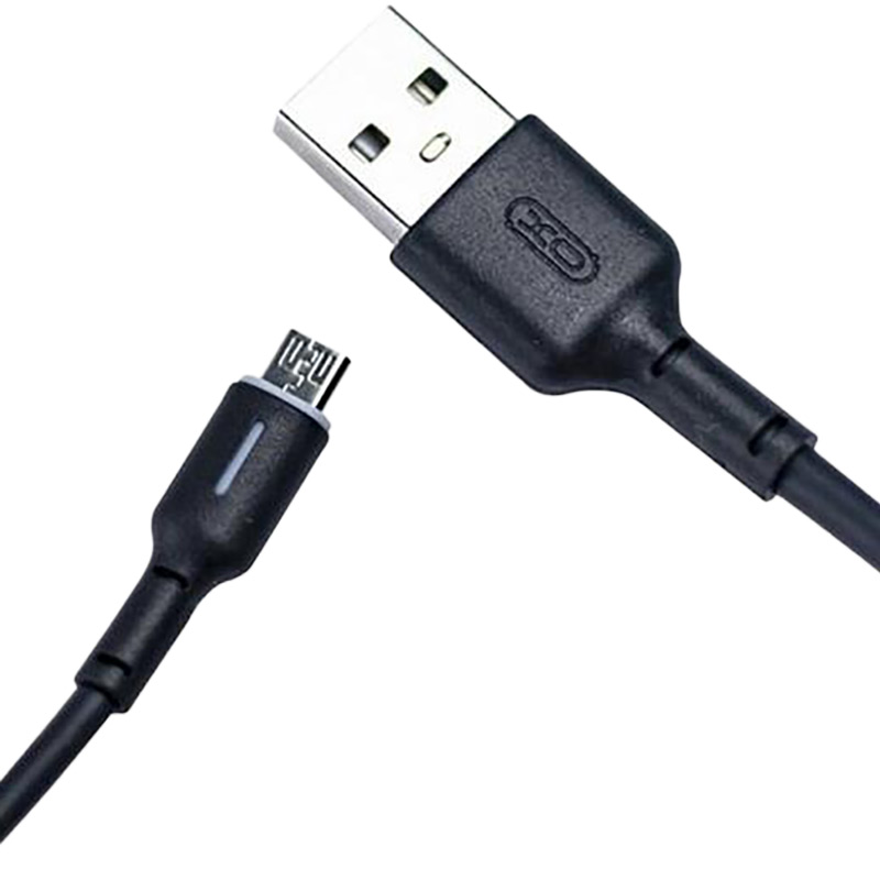 Кабель XO NB112 Fast Charging Cable USB-MicroUSB 3A 1м Black (NB112-M-BK) Тип USB - micro-USB