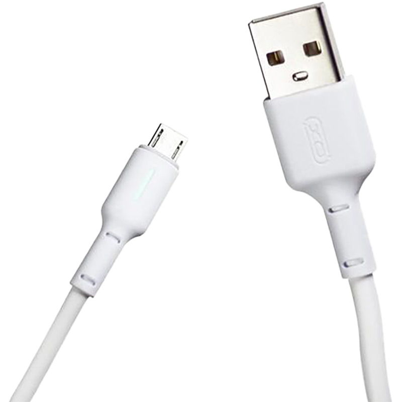 Кабель XO NB112 Fast Charging Cable USB-MicroUSB 3A 1м White (NB112-M-WH) Тип USB - micro-USB